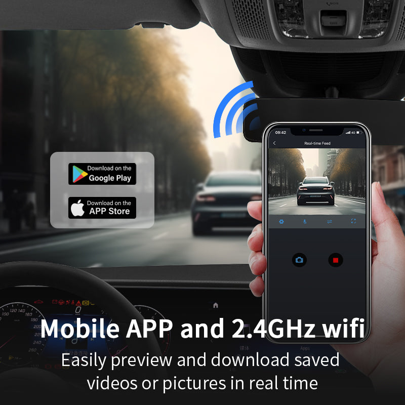 JT-4K-07 3-Channel Dash Cam (64GB SD Card) - Image 4